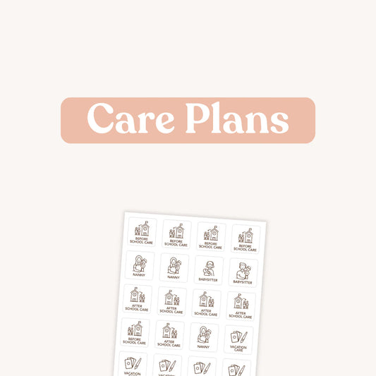 Tile Labels - Care Plans