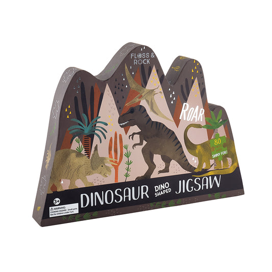 Shaped Jigsaw Puzzle 80 pc - Dinosaur