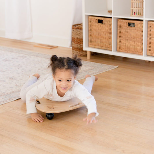 Kinderfeets Tummy Glider Wheelie Board - Bamboo