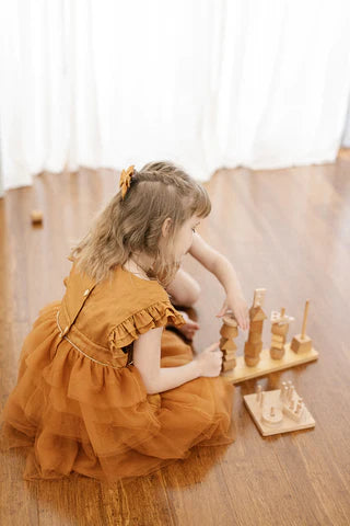 Caramel Tulle Dress - size 2 ONLY